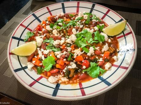 Un peu mexicain – Haricots pinto aux légumes