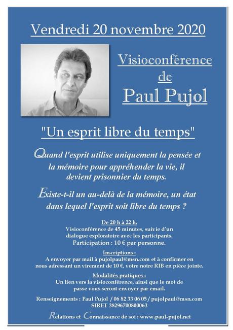 20 novembre 2020: Visioconférence de Paul Pujol. 20 novembre 2020: Visioconférence de Paul Pujol.
