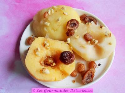 Pommes et coings pochés (Vegan)