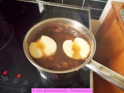 Pommes et coings pochés (Vegan)