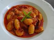 Gnocchi patate 'nduja calabrese sauce tomate