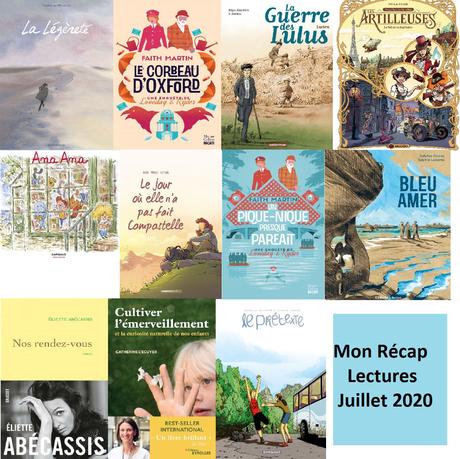 Mon récap Lecture de Juillet 2020