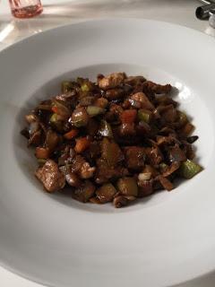 Légumes et escalope de dinde au wok