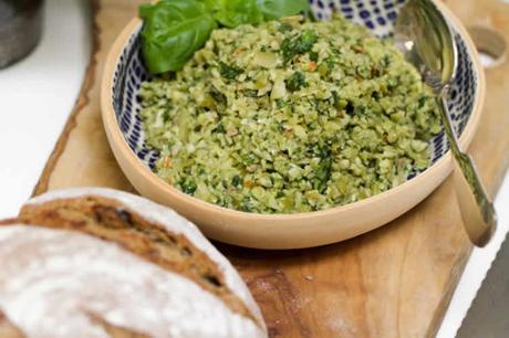 Tapenade au basilic et amandes au thermomix