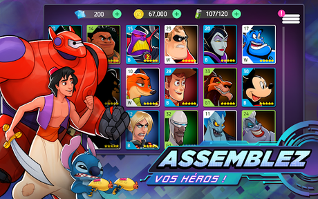Télécharger Disney Heroes: Battle Mode  APK MOD (Astuce) 2