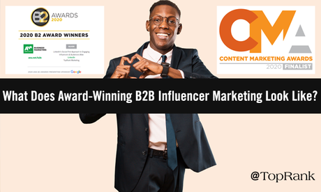 À quoi ressemble le marketing d’influence B2B primé?