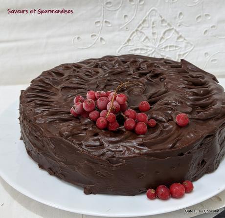 Gâteau au chocolat d’Ottolenghi.