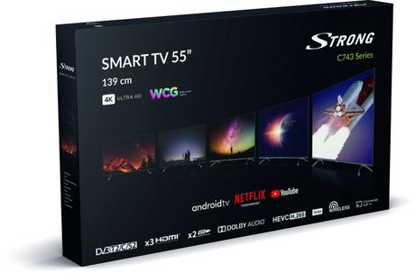 Strong nous propose une expérience immersive et interactive avec 2 téléviseurs Android TV
