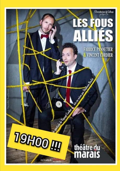 Théâtre: Les Fous Alliés, un duo pince-sans-rire. Théâtre: Les Fous Alliés, un duo pince-sans-rire.