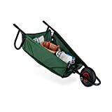 Meilleure brouette pliable – Comparatif 2020 Relaxdays 10020536 Brouette pliable verte grande 90 litres jardin 30 kg acier polyester HxlxP: 30 x 66 x 160 cm, vert