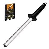 Meilleur fusil à aiguiser – Comparatif 2020 Fusil a aiguiser couteaux diamant Professionnel 12' 30 cms ovale aiguiseur couteaux affuteur couteau ceramique cuisine