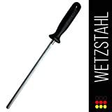 Meilleur fusil à aiguiser – Comparatif 2020 Fusil à aiguiser pour couteaux Solingen – 34 cm/chrome vanadium acier inoxydable/Aiguiseur/Aiguiseur de Couteaux Noir