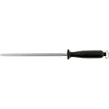 Meilleur fusil à aiguiser – Comparatif 2020 Victorinox Fusil de ménage rond avec manche, Acier Inoxydable, Noir/Argent, 30 x 5 x 5 cm