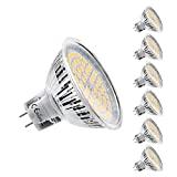 Meilleure ampoule halogène – Comparatif 2020 KDP Ampoules LED MR16 GU5.3 12V, Blanc Chaud 2800K, 5W Equivalent à 50W lampe halogène, 450LM, 120° Angle, Ampoules LED Spot Non Dimmable, Lot de 6
