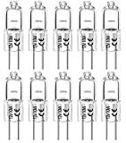 Meilleure ampoule halogène – Comparatif 2020 VINBE Ampoule Halogène G4 T3 10 Watt 120lm G4 Lampe Bi-Pin AC / DC12 Volt pour lumière puck, lustre, éclairage sur rail, 10W 12V blanc chaud 2700K (pack de 10)