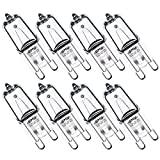 Meilleure ampoule halogène – Comparatif 2020 GMY Lighting Ampoules Halogènes G9 28W 230V 370Lm 2800K Blanc Chaud Dimmable 8 Pack