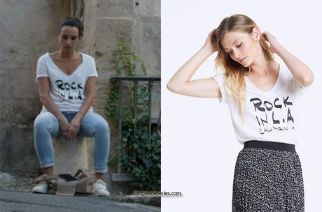 UN SI GRAND SOLEIL : le t-shirt “Rock in L.A” de Myriam dans l’épisode 504