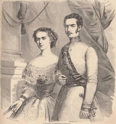 Le couple impérial à Pesth en 1857 — Une correspondance du Monde illustré