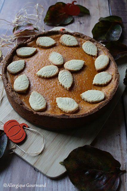 Pumpkin pie ou tarte au potimarron { sans gluten, sans lait, sans œufs }