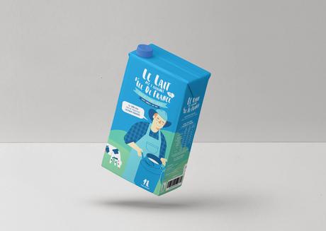 packaging design lait 3 vaches agence creads