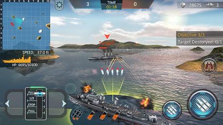 Télécharger Raid de navire de combat 3D  APK MOD (Astuce) 2