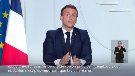 Reconfinement : la vie humaine, principe intangible d’Emmanuel Macron (et du peuple français) Reconfinement : la vie humaine, principe intangible d’Emmanuel Macron (et du peuple français)