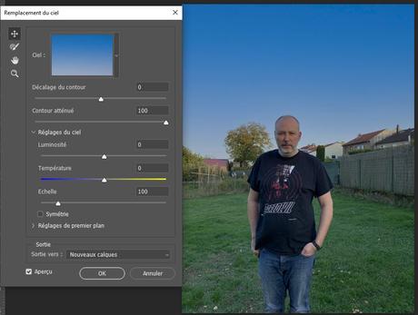 Changement d'un ciel dans photoshop