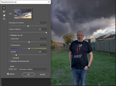 Changement d'un ciel dans photoshop