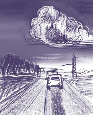 Sur la Route, Drive by Drawing.
