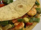 Tacos guacamole crevettes