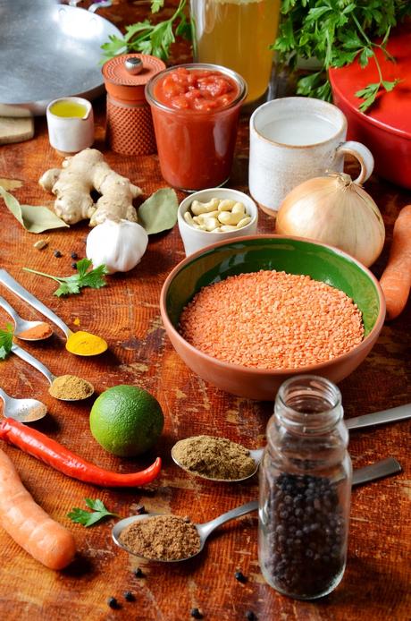 idée recette végétarienne originale indienne lentille corail gourmande healthy