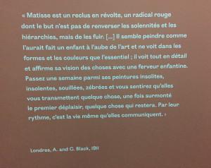 Musée Centre Pompidou » Matisse comme un roman » 21 Octobre au 22 Février 2021 Musée Centre Pompidou » Matisse comme un roman » 21 Octobre au 22 Février 2021