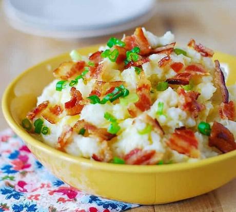 Purée de pommes de terre au bacon