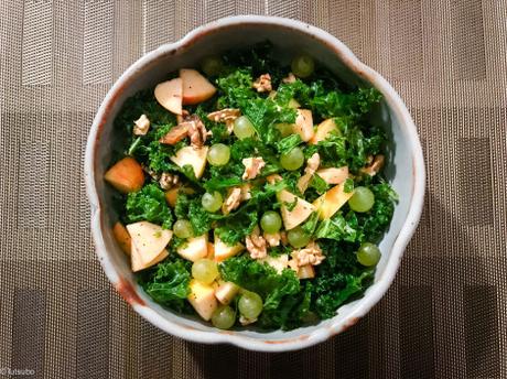 Pas de long discours – Salade automnale de kale aux noix