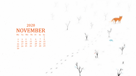 Fonds d’écran novembre 2020 – Nov 2020 calendar wallpapers
