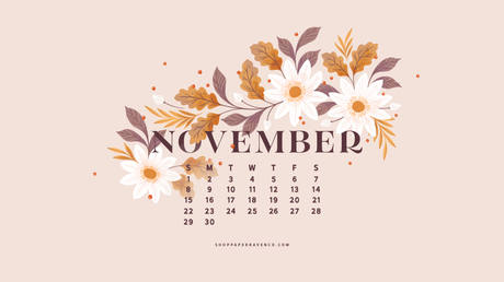 Fonds d'écran novembre 2020 – Nov 2020 calendar wallpapers