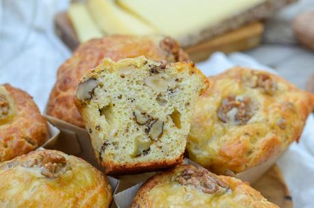 Cakes au Comté et aux noix Cakes au Comté et aux noix