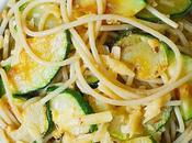 Spaghetti courgettes parmesan