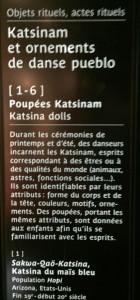 Les poupées Kachinas  -du Musée du quai Branly Jacques Chirac