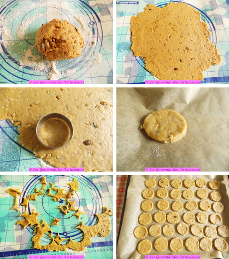 Biscuits apéritifs à la cacahuète et aux graines (Vegan)