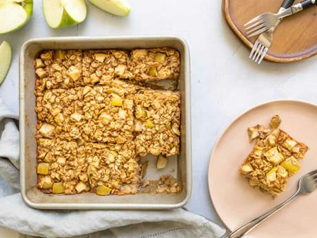 Tarte aux pommes et flocons d’avoine