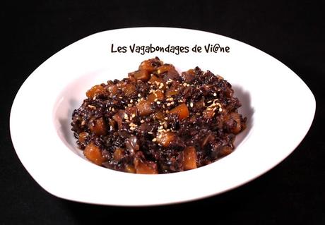 Riz vénéré au butternut (halloween)