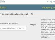 Liste tags reference pour templates Wordpress
