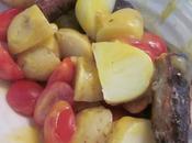Pommes terre chipolatas cookeo