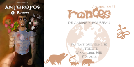 Ronces (Anthropos #2) • Carine V. Rousseau