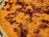 Tarte carottes lardons