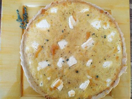 tarte oignons miel feta ou chevre