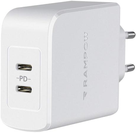 Singles’ Day : RAMPOW propose un chargeur USB-C (2 ports) à moins de 9€