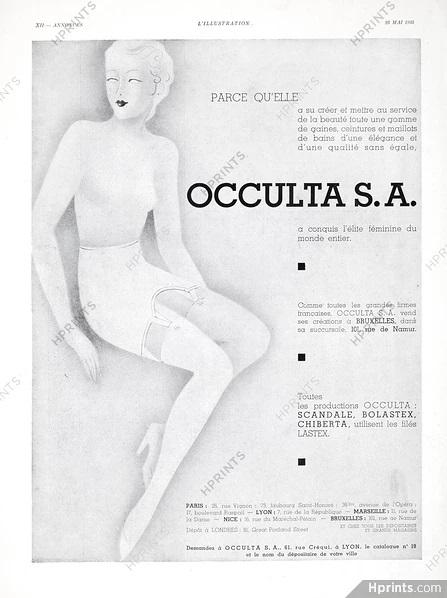 occulta SA 1935 scandale Illustration Mai