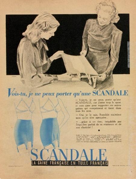 Scandale 1940 Starr Vois-tu je ne peux porter qu'une Scandale Marie-Claire 10 mai